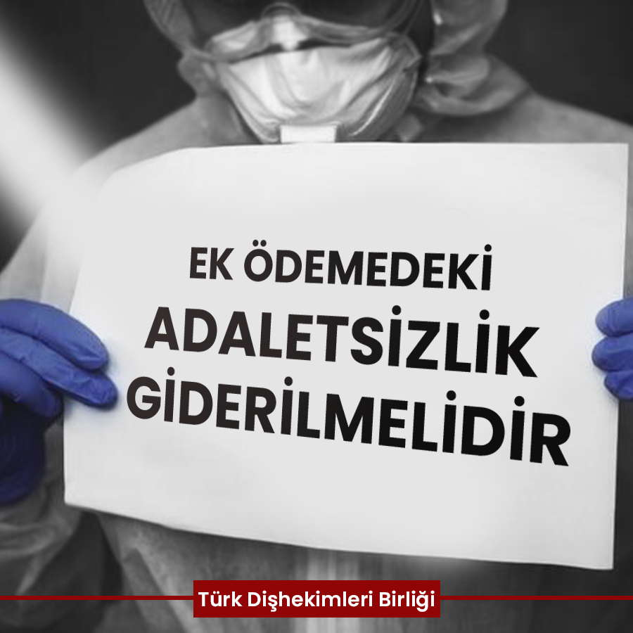 Ek Odemedeki Adaletsizlik Giderilmelidir